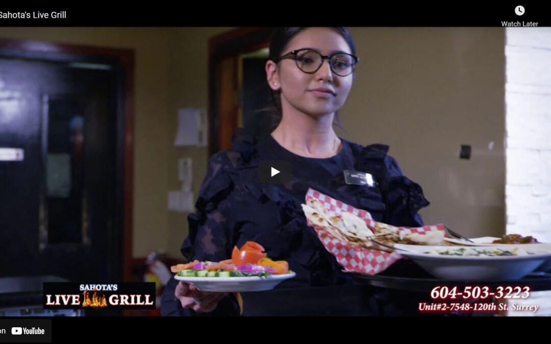 Advertisement for Sahota’s Live Grill, Surrey BC